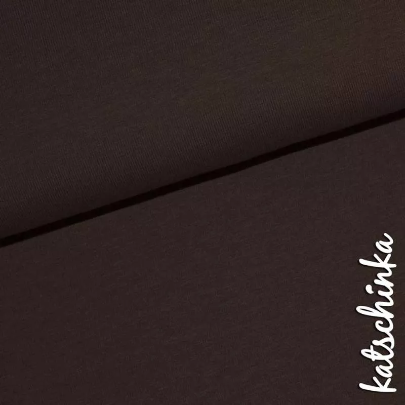 Bio Bündchenstoff trüffel als elastische Schlauchware von Fabrilogy