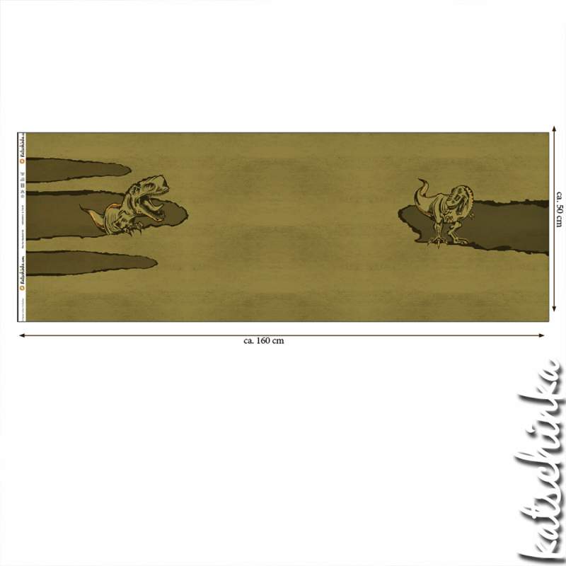 Bio Sommersweat DinoPower - Panel olive