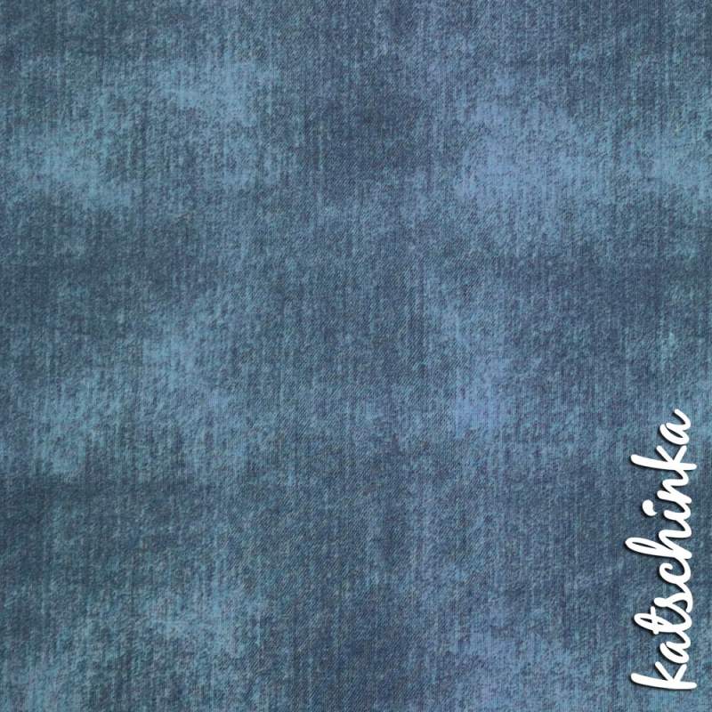 Jeans Jersey Stoff in blau Jeansoptik als elastische Meterware zum Nähen von Hosen, Kleidern und Kinderbekleidung