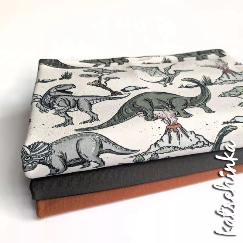 Bio Sommersweat - Dinoabenteuer sand