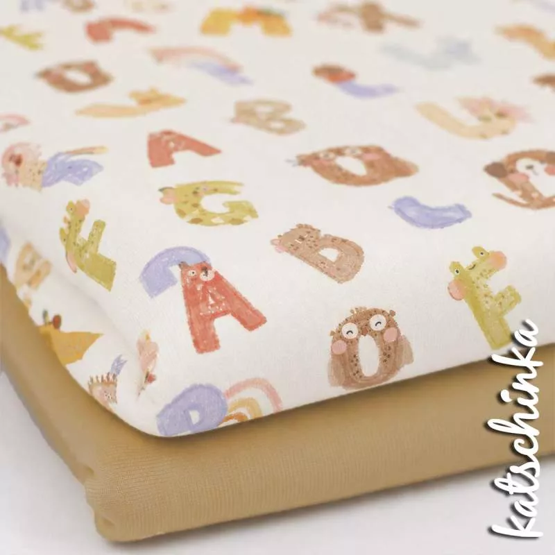 Kinderstoff Jersey mit Werkzeugen – Handwerker Design als Meterware