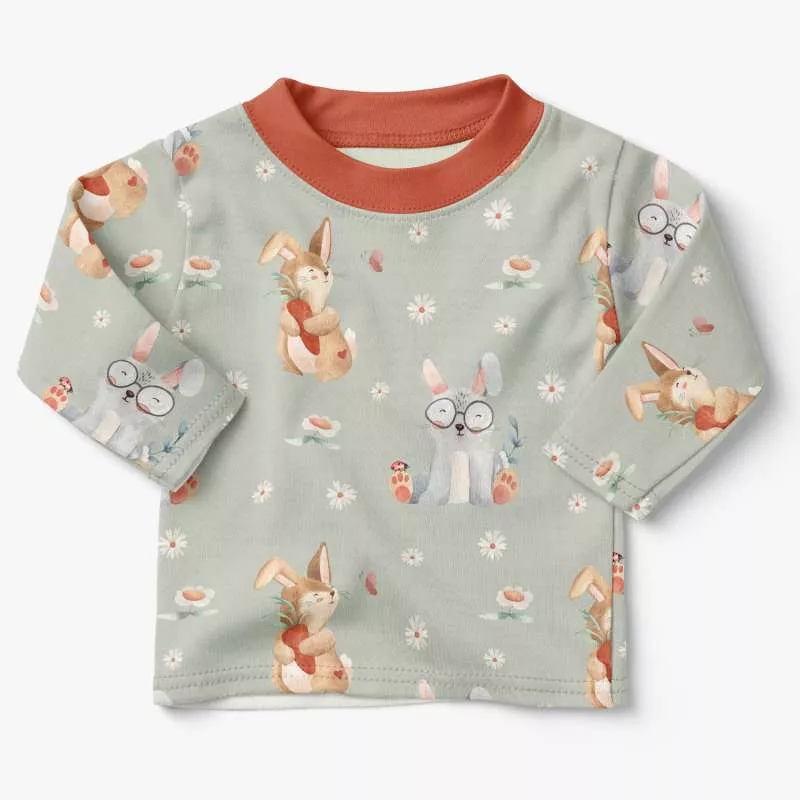 Kinderstoff Jersey mit Igeln und Pusteblumen – verspieltes Design als Meterware