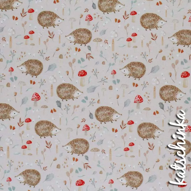 Leo Jersey Stoff in Aquarelloptik – weicher Baumwolljersey Meterware für DIY Nähprojekte