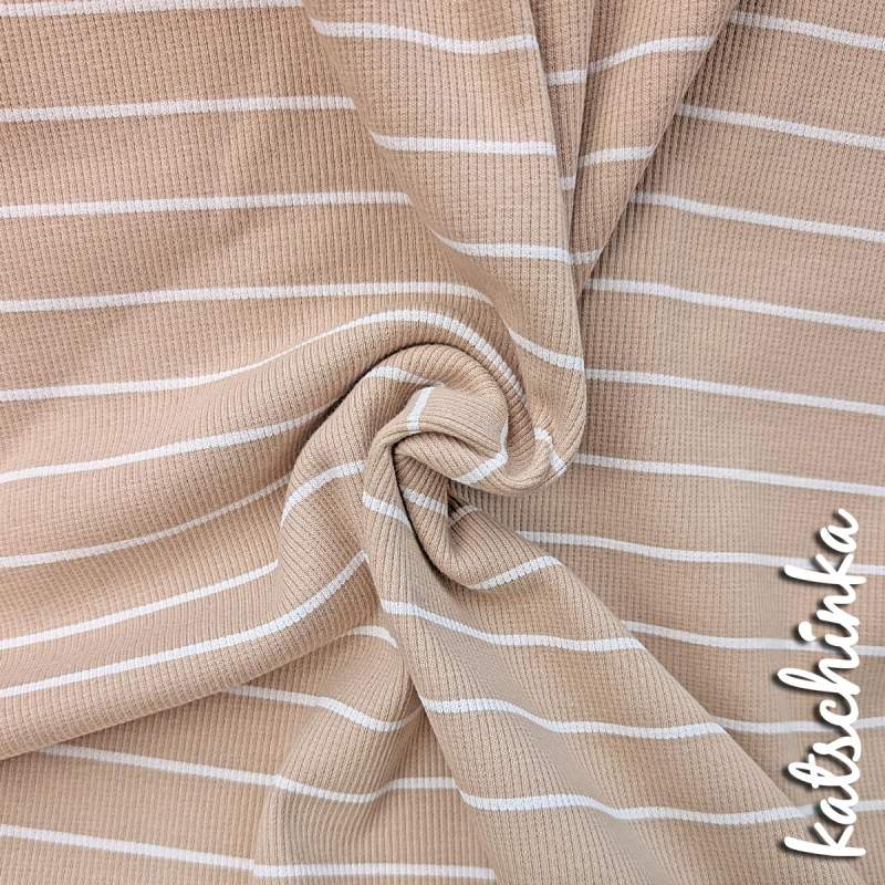 Weicher Streifen Rippjersey für Shirts, Kleider und Kinderkleidung