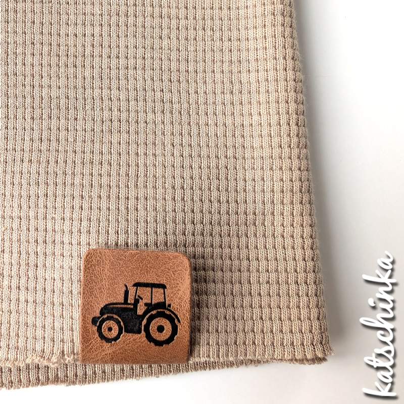 Knick-Falt Kunstleder Label Trecker