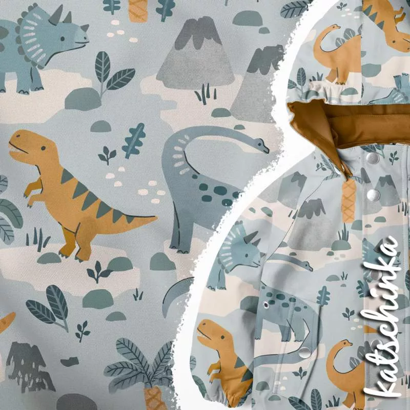 Softshell Stoff für Kinder, innen flauschig und außen wasserabweisend, ideal für Jacken und Matschhosen