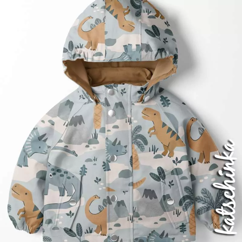 Kinder Softshell Stoff als Meterware – wasserabweisender Outdoorstoff mit flauschiger Innenseite