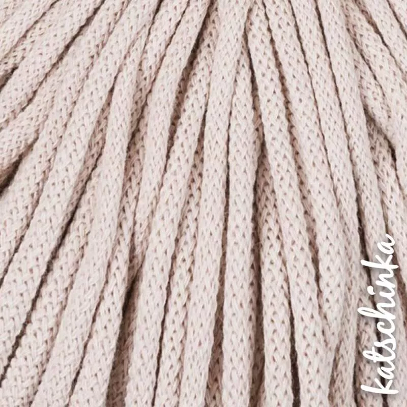 Strickschlauch nude Kordel Häkelschlauch 5mm für Schriftzug oder Hoodie