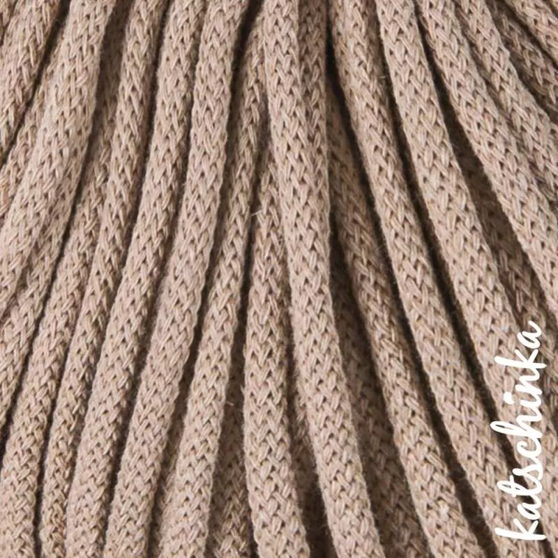 Strickschlauch sand Kordel Häkelschlauch 5mm für Schriftzug oder Hoodie