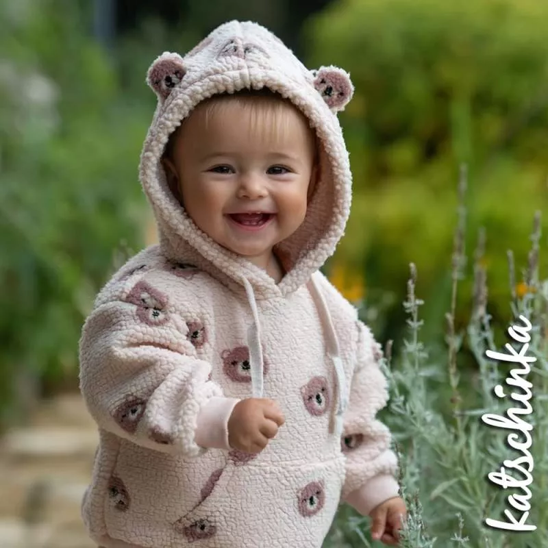 Bären Teddyplüsch | Teddystoff | Teddy Plüschstoff - naturel 2631