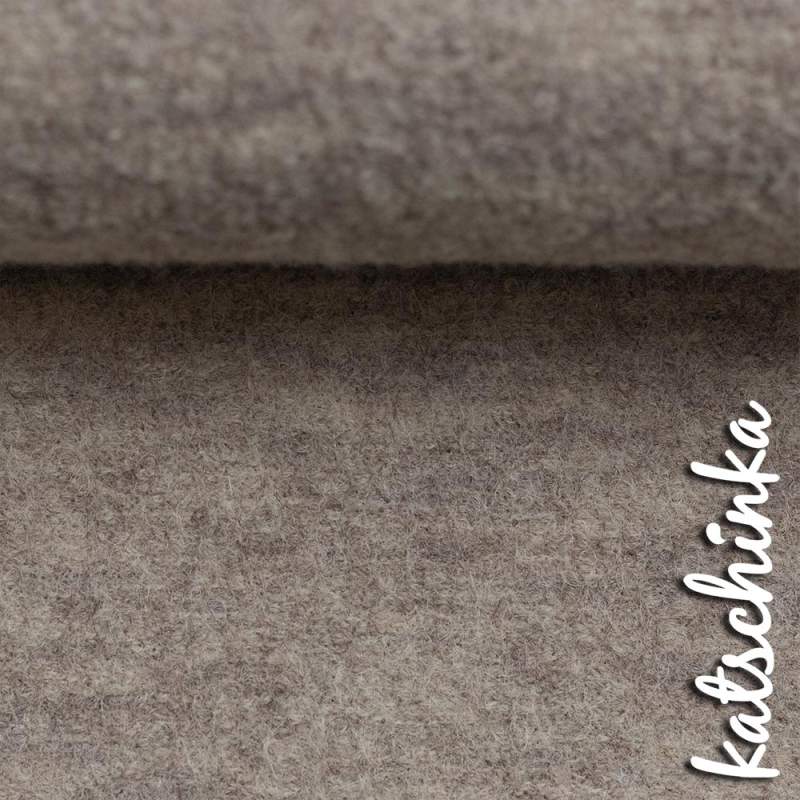 Wollstoff - Walk - hellbeige meliert 1170