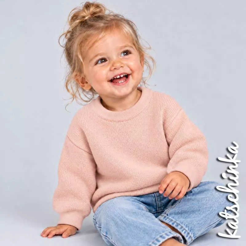 Babystrick | Baby Strickstoff | hellrosa 111 Baby Strickstoff 100% Baumwolle Feinstrick Baby Knit Strickstoff Meterware