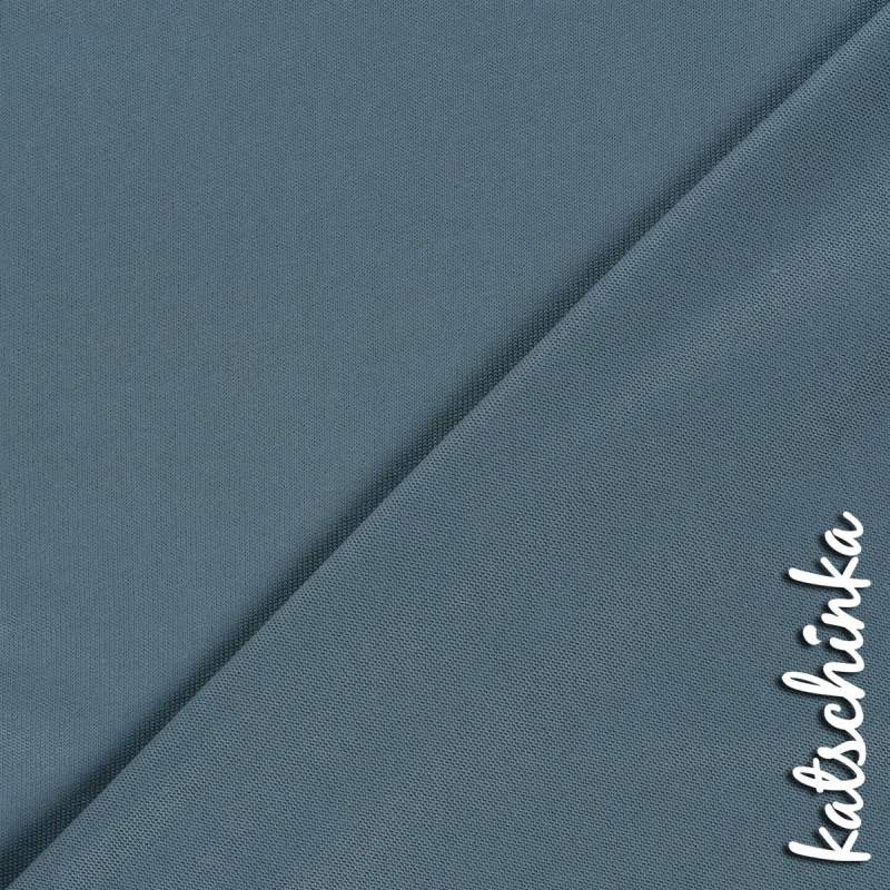 Babystrick | Baby Strickstoff | Steelblue 006 Baby Strickstoff 100% Baumwolle Feinstrick Baby Knit Strickstoff Meterware