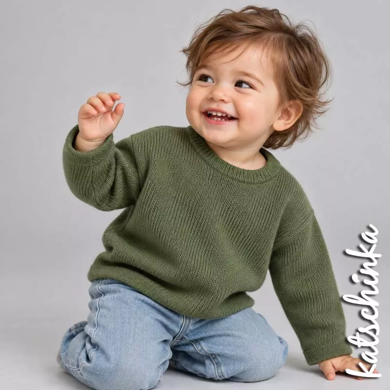 Babystrick | Baby Strickstoff | tanne 028 Baby Strickstoff 100% Baumwolle Feinstrick Baby Knit Strickstoff Meterware