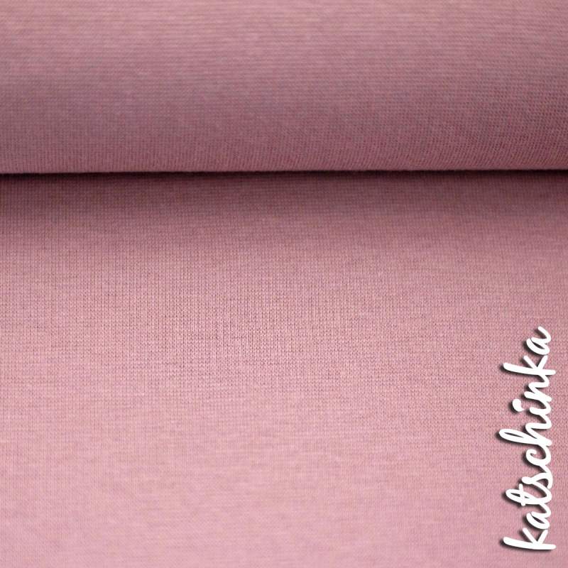 Baumwoll-Bündchen rosa 433 Heike uni - Schlauchware von Swafing
