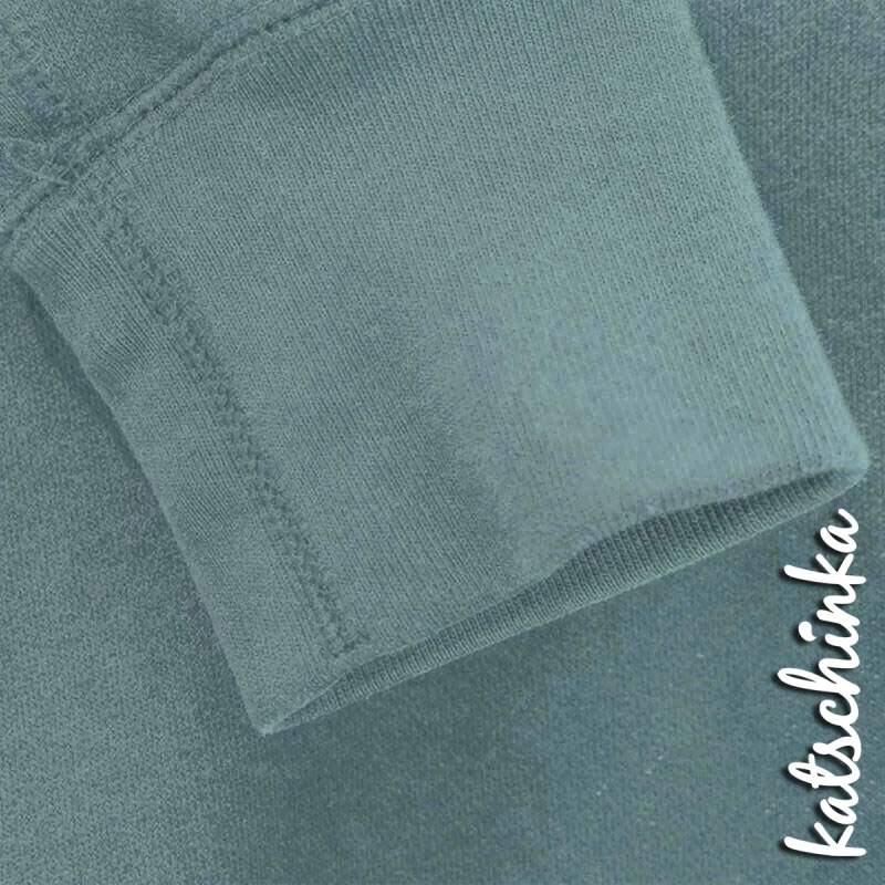 Bündchenstoff schwarz als formstabile Schlauchware
