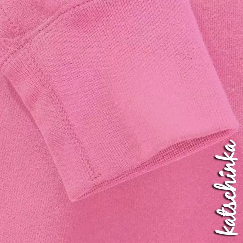 Bündchenstoff schwarz als formstabile Schlauchware