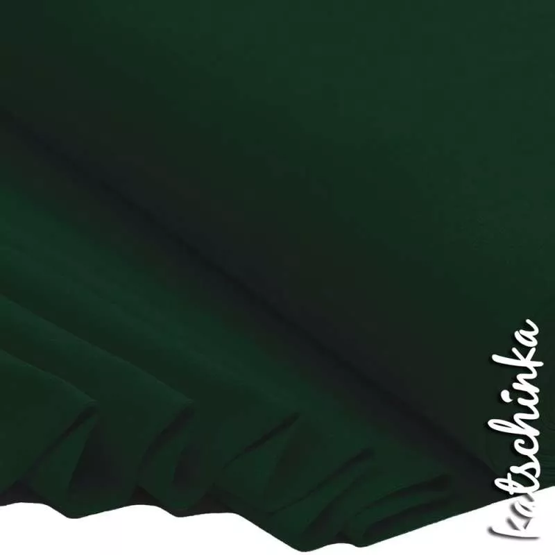 Bündchenstoff dunkelgrün bottle als elastische Schlauchware Meterware