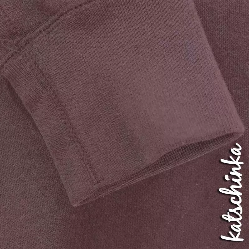 Bündchenstoff schwarz als formstabile Schlauchware