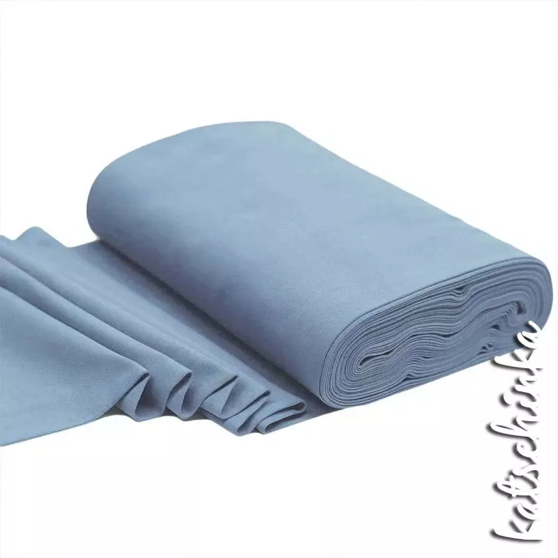 Elastischer Bündchenstoff helle jeans mit glatter Struktur