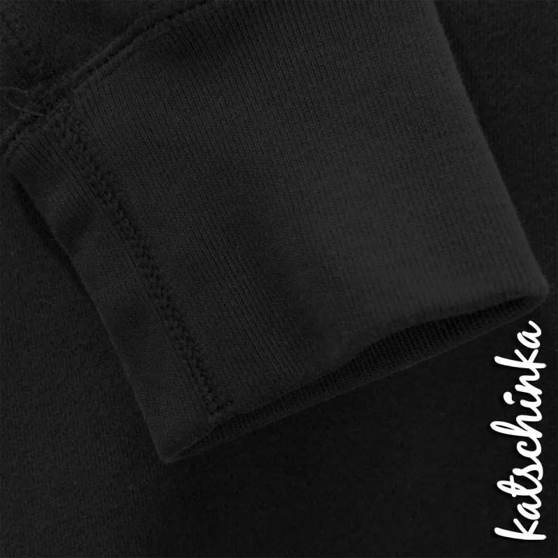 Bündchenstoff schwarz als formstabile Schlauchware