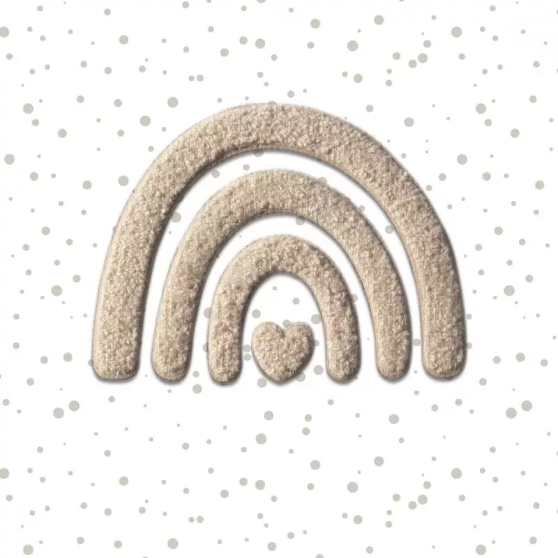 Loop-Patch / Chenille-Patch Regenbogen