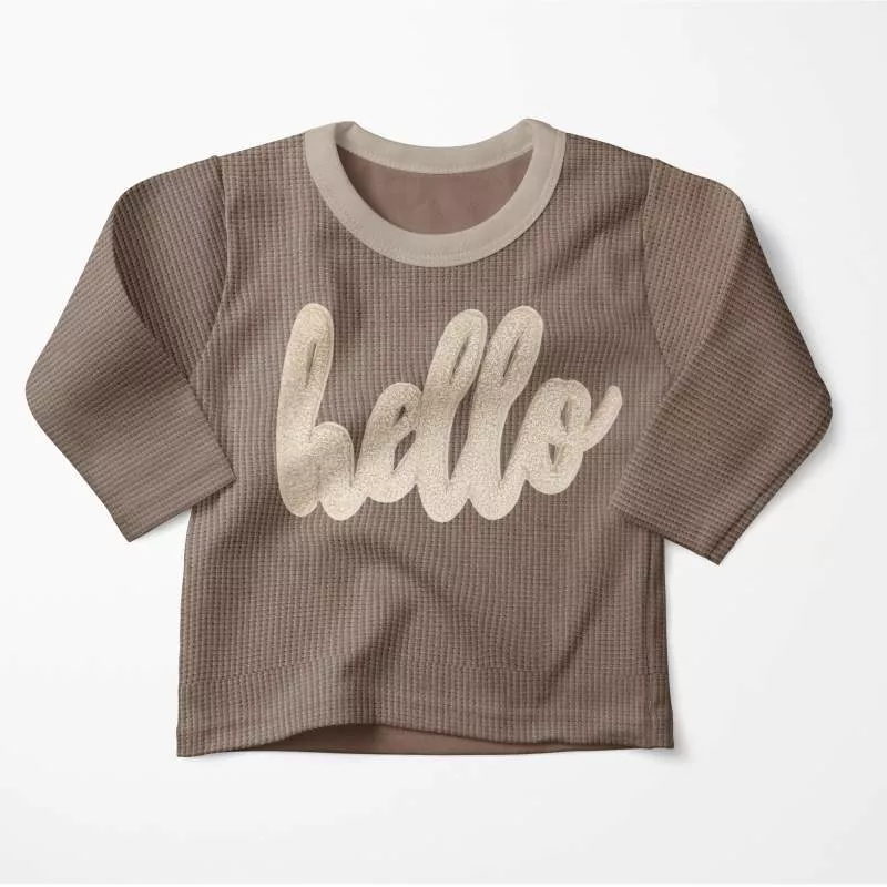 Loop-Patch / Chenille-Patch hello