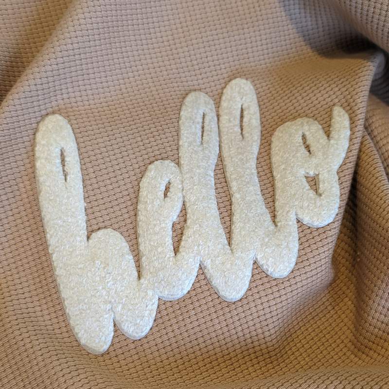Loop-Patch / Chenille-Patch hello