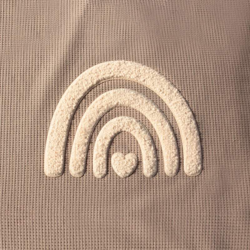 Loop-Patch / Chenille-Patch Regenbogen