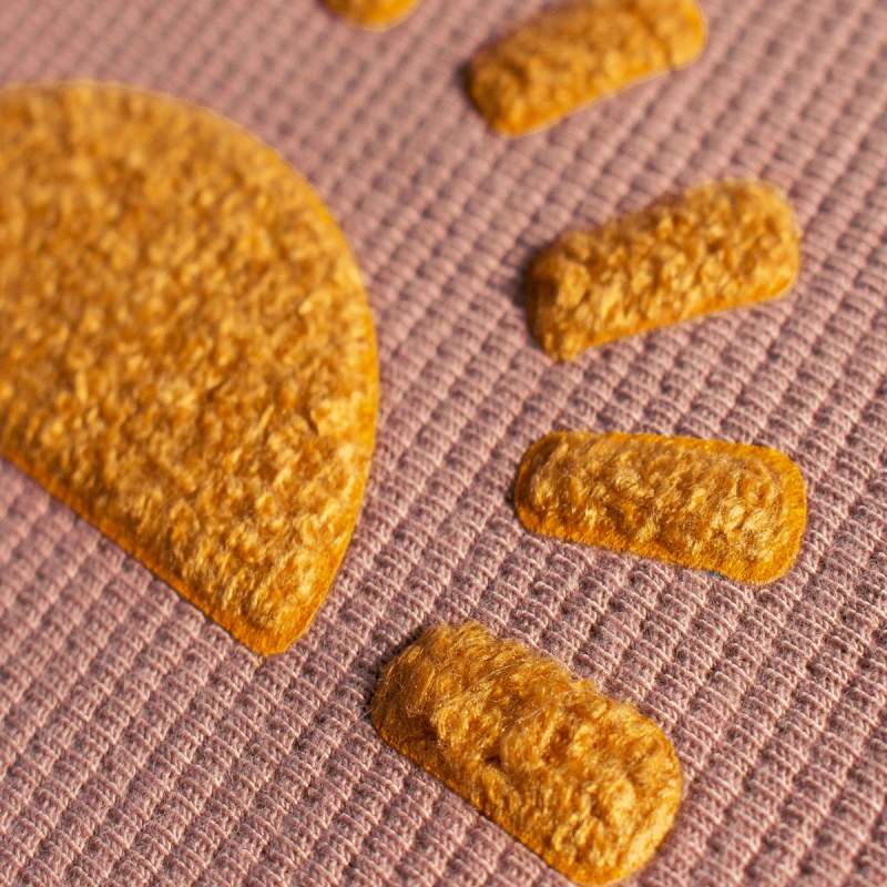 Loop-Patch / Chenille-Patch Sonnenschein