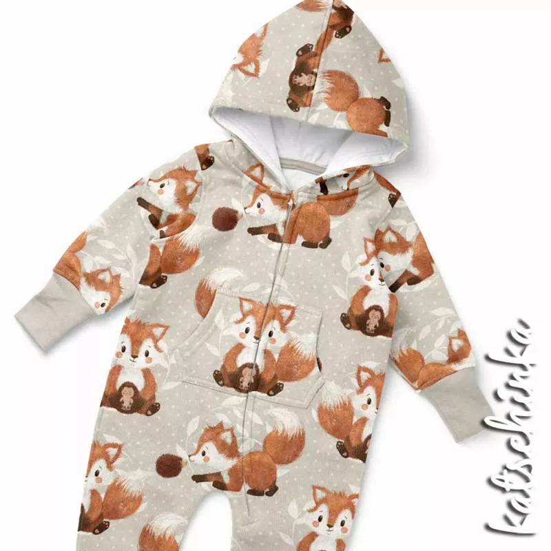 Dino Jersey Stoff mit T-Rex, Stegosaurus und Langhals in Aquarelloptik – elastischer Baumwollstoff für Kinderbekleidung und DIY Nähprojekte