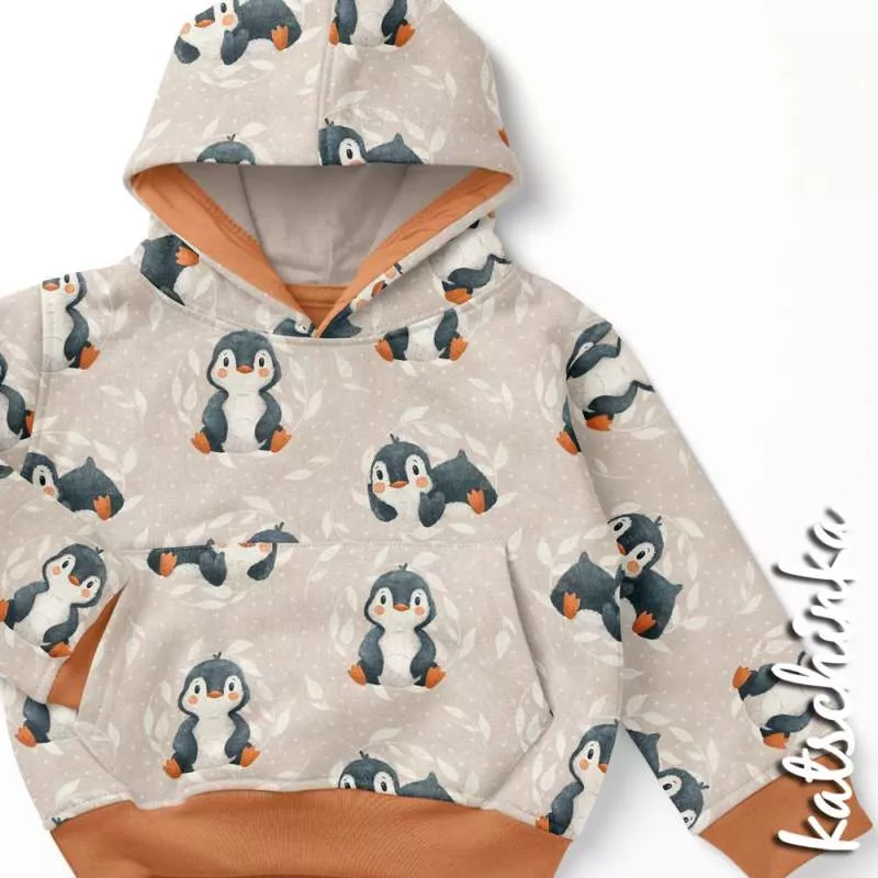 Dino Jersey Stoff mit T-Rex, Stegosaurus und Langhals in Aquarelloptik – elastischer Baumwollstoff für Kinderbekleidung und DIY Nähprojekte
