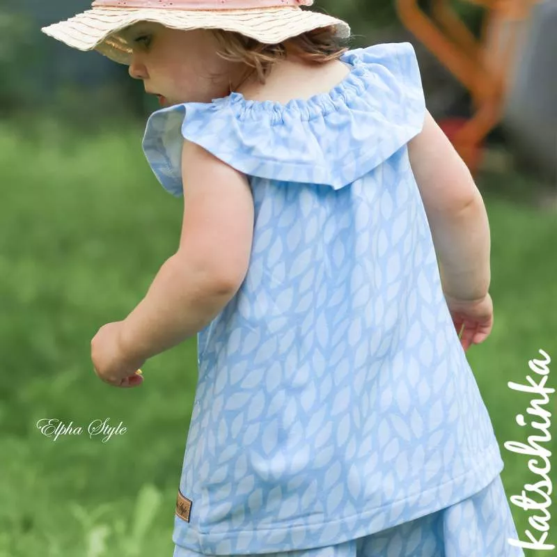 Bio Baumwolljersey Kinderstoff Underwater leaves – Jersey Meterware