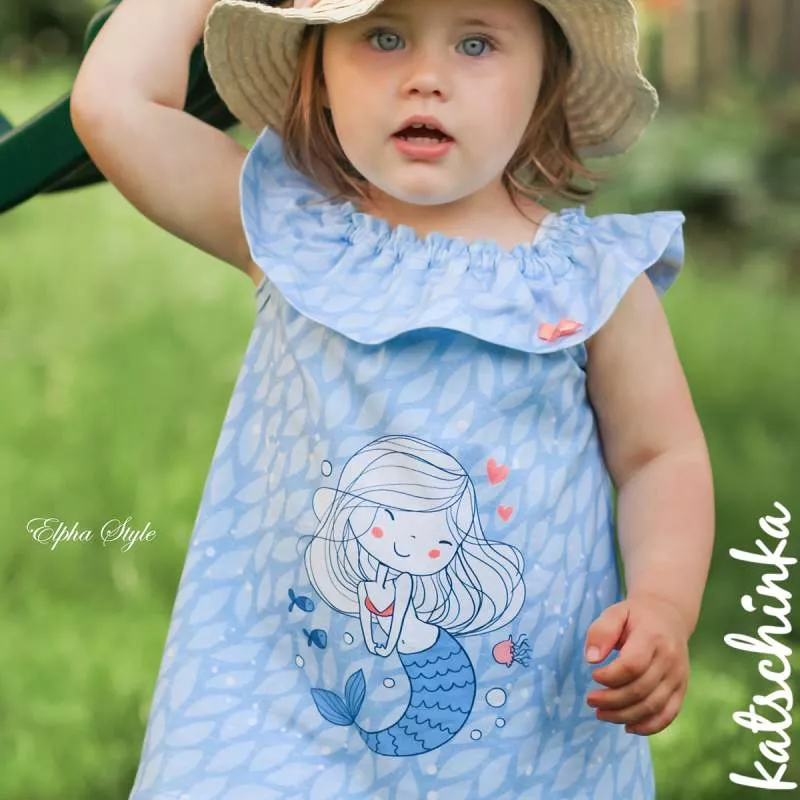 Herzchen Jersey Stoff in Aquarelloptik – weicher Baumwolljersey Meterware für DIY Nähprojekte