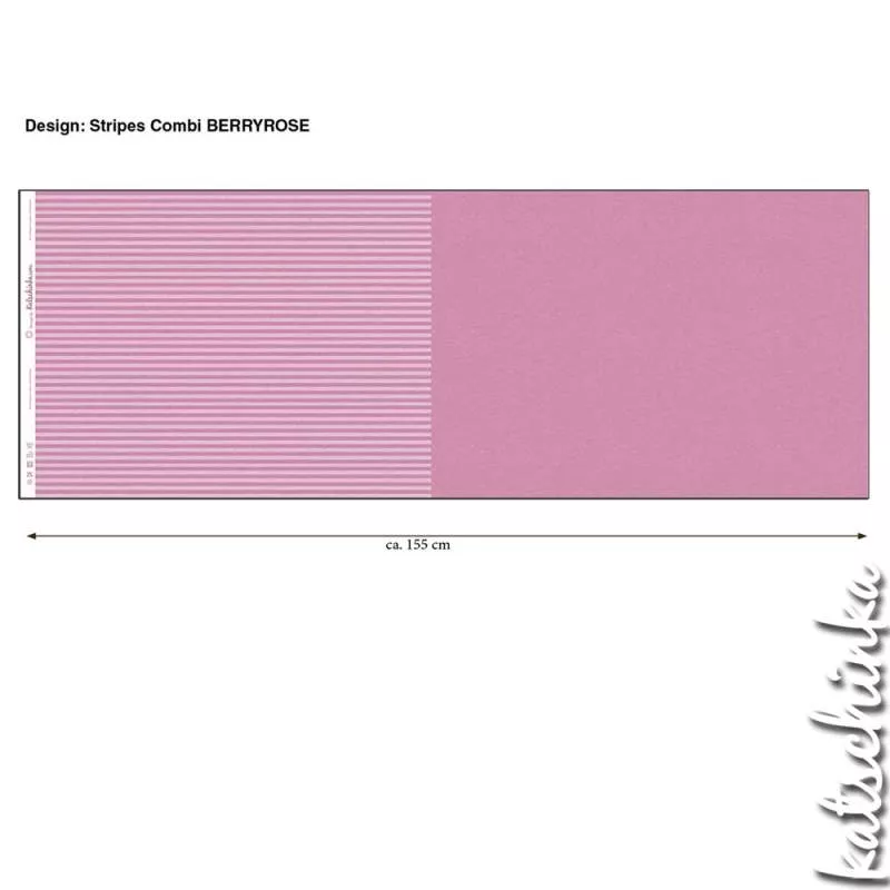 Bio Sommersweat #Ringel Berryrose Kombi