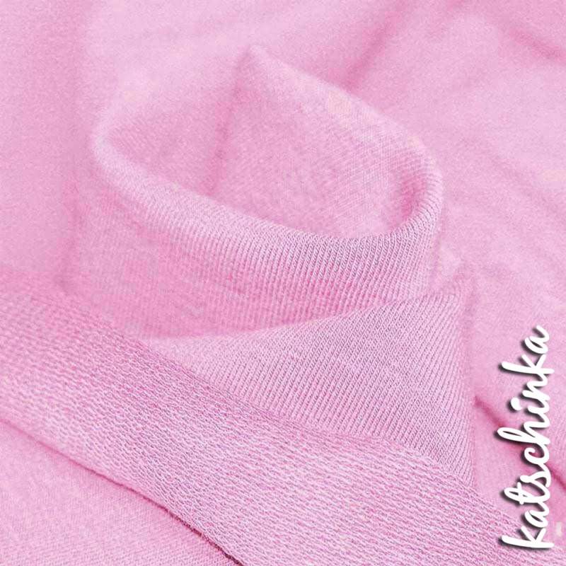Sommersweat Stoff kardinal beereals Meterware – elastischer French Terry Sweatstoff
