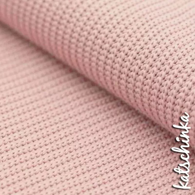 Big Knit Baumwolle Grobstrickstoff hellrosa/nude 524 Grobstrick Strickstoff Meterware