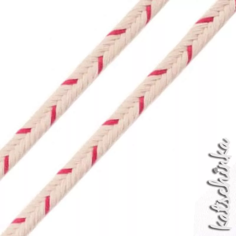 Fischgrät Baumwoll-Kordel 10 mm – Hochwertiges Hoodieband für Kleidung & Taschen