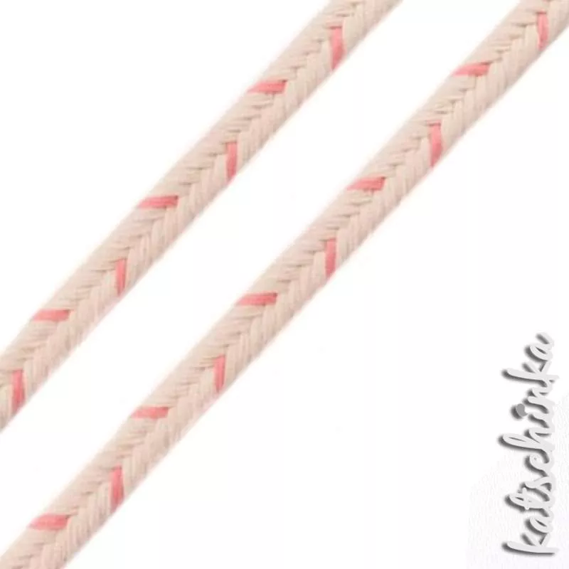 Fischgrät Baumwoll-Kordel 10 mm – Hochwertiges Hoodieband für Kleidung & Taschen