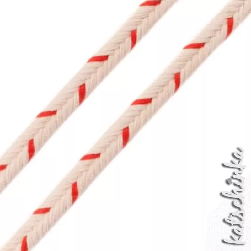 Fischgrät Baumwoll-Kordel 10 mm – Hochwertiges Hoodieband für Kleidung & Taschen