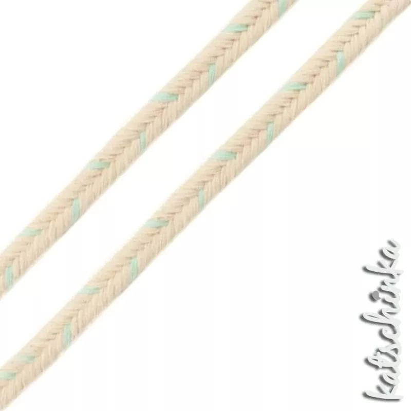 Fischgrät Baumwoll-Kordel 10 mm – Hochwertiges Hoodieband für Kleidung & Taschen