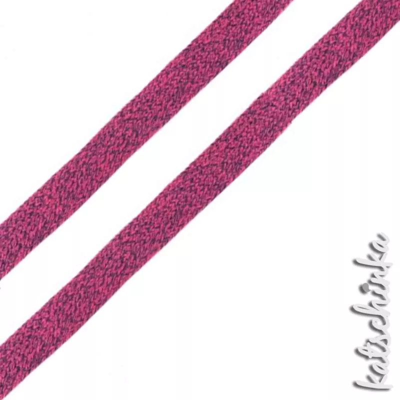 Flache Baumwoll-Kordel meliert 20 mm – Hochwertiges Hoodieband für Kleidung & Taschen