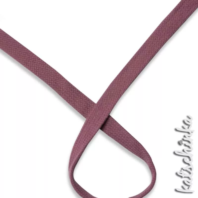 Flache Baumwoll-Kordel meliert 20 mm – Hochwertiges Hoodieband für Kleidung & Taschen