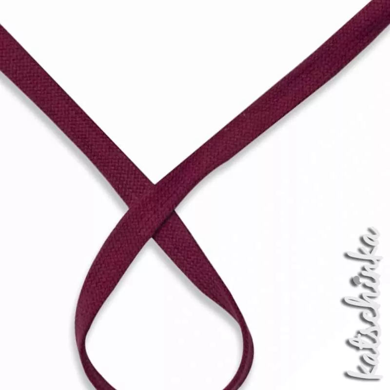 Flache Baumwoll-Kordel meliert 20 mm – Hochwertiges Hoodieband für Kleidung & Taschen