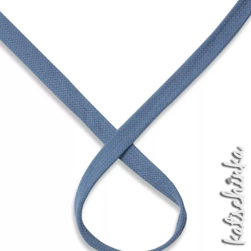 Flache Baumwoll-Kordel meliert 20 mm – Hochwertiges Hoodieband für Kleidung & Taschen