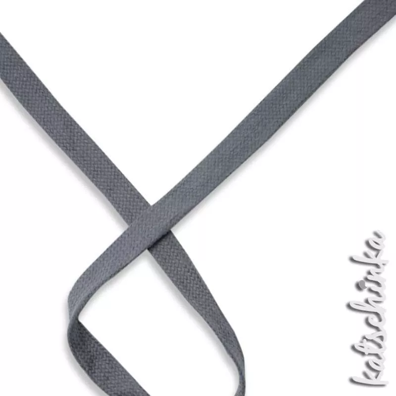Flache Baumwoll-Kordel meliert 20 mm – Hochwertiges Hoodieband für Kleidung & Taschen
