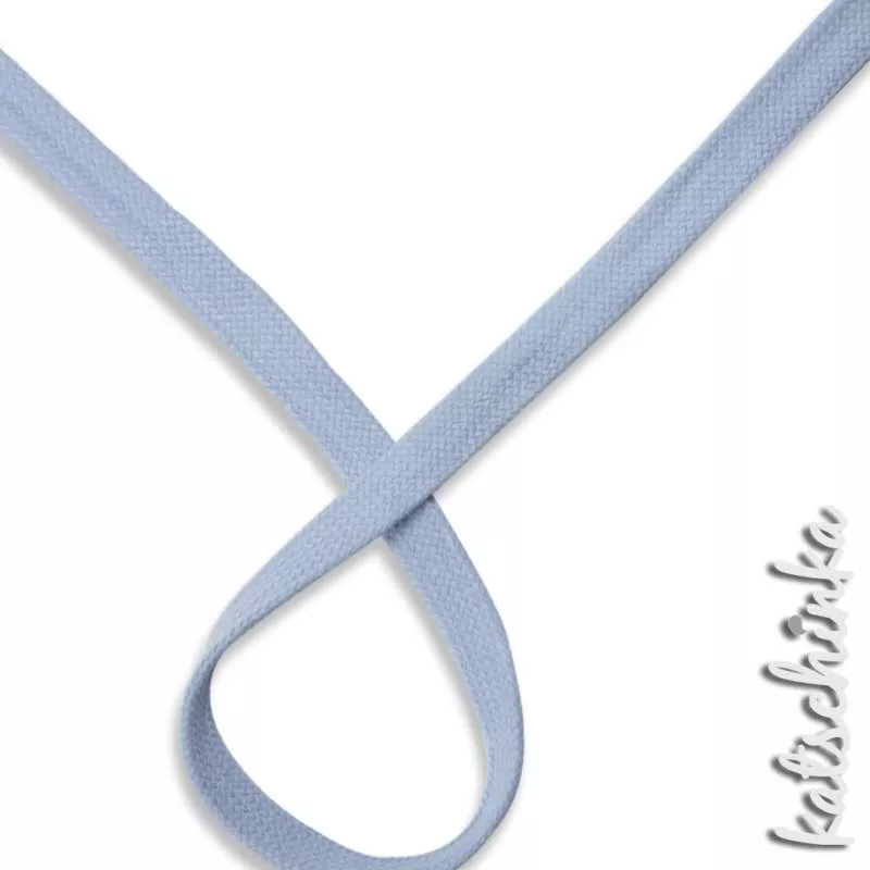Flache Baumwoll-Kordel meliert 20 mm – Hochwertiges Hoodieband für Kleidung & Taschen