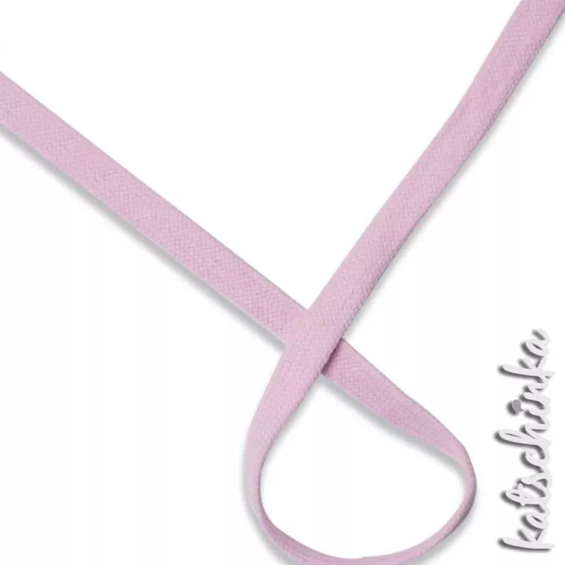 Flache Baumwoll-Kordel meliert 20 mm – Hochwertiges Hoodieband für Kleidung & Taschen