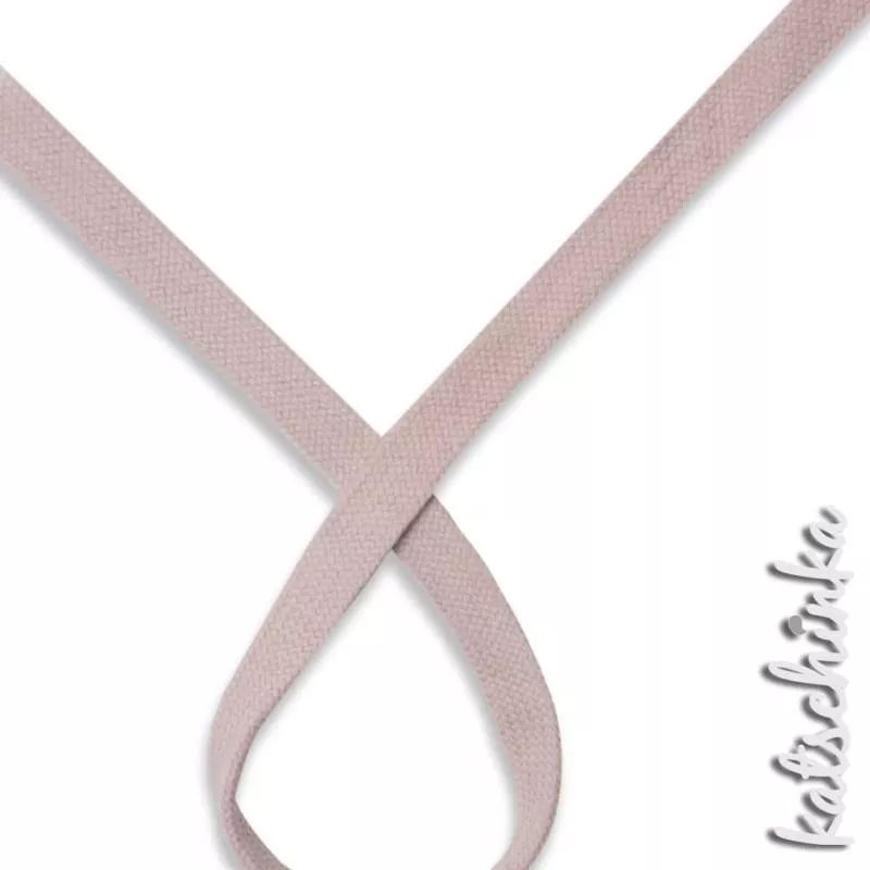 Flache Baumwoll-Kordel meliert 20 mm – Hochwertiges Hoodieband für Kleidung & Taschen