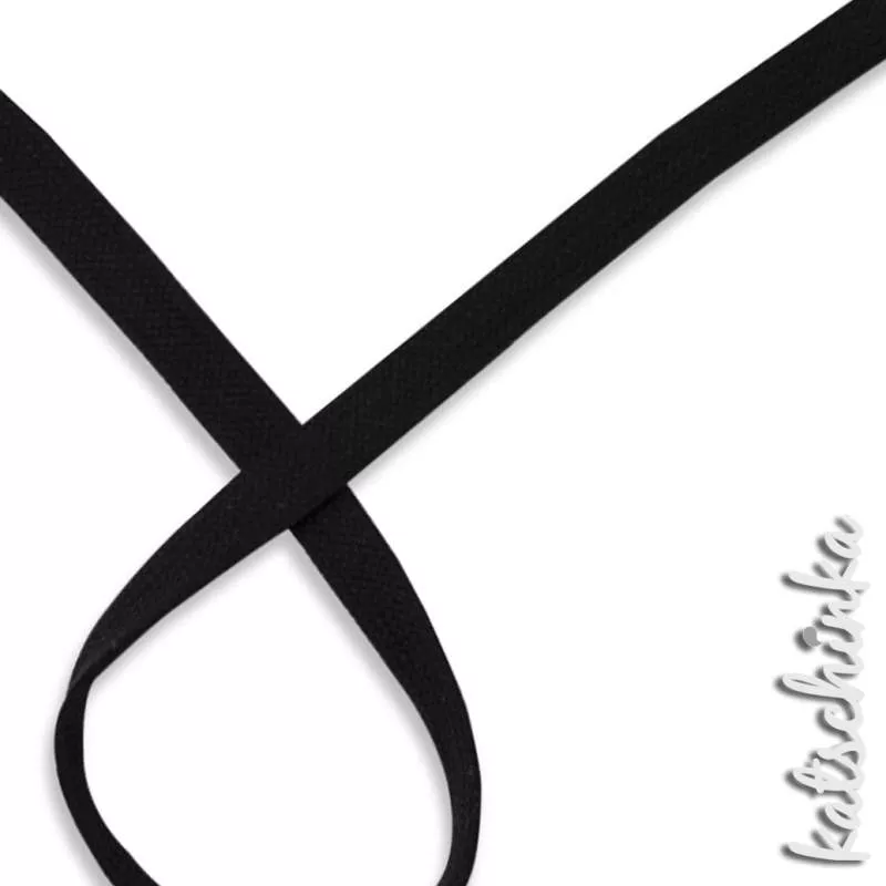 Flache Baumwoll-Kordel meliert 20 mm – Hochwertiges Hoodieband für Kleidung & Taschen